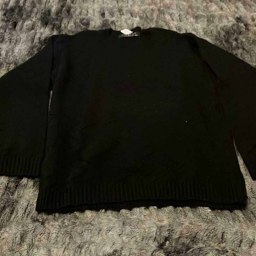 Black Zig Zag Sweater